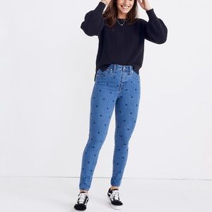 Madewell 10" High-Rise Skinny Jeans in Starry Night